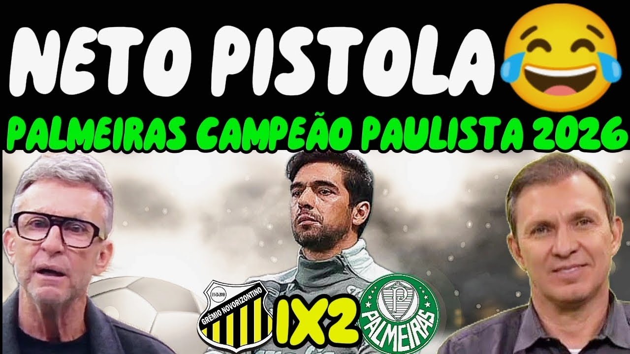 REAÇÕES DO NETO, PALMEIRAS CAMPEÃO PAULISTA 2026 | OS DONOS DA BOLA HOJE