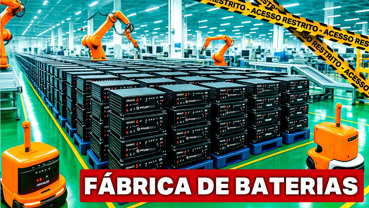 Como são feitas as BATERIAS de LÍTIO? Você nunca viu isso antes!
