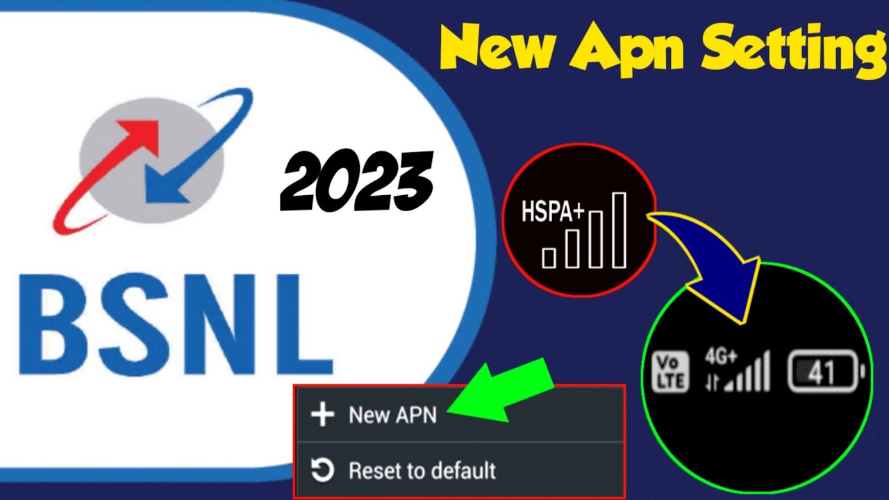 Новые настройки APN 4G для SIM-карт BSNL 2023 | Интернет BSNL не работает | Исправление проблем с...