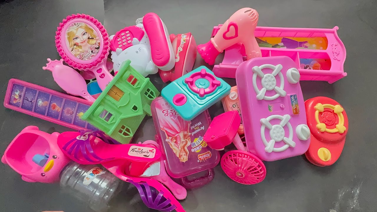 1:53 Minutes Satisfying With Unboxing Hello Kitty Mini Kitchen Set | Cutie Steel Kitchen Set ASMR