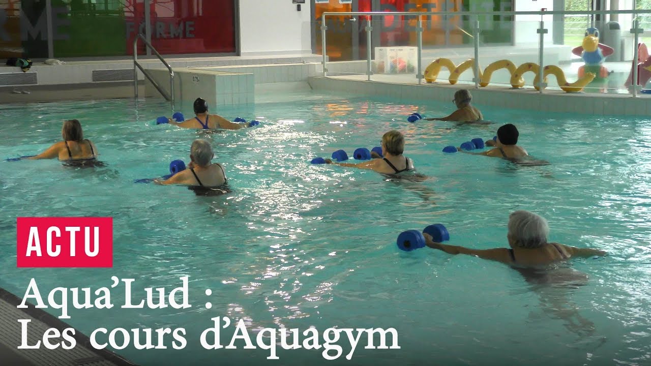 Les cours d'Aquagym à Aqua'Lud