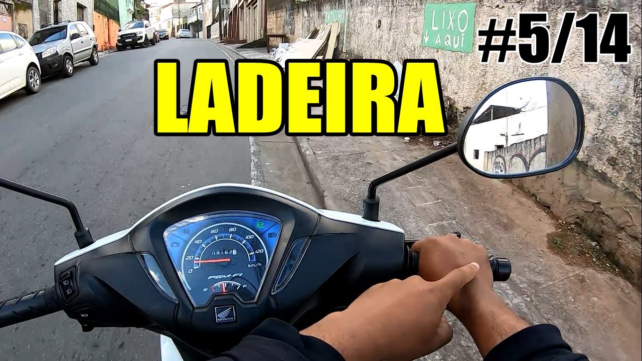 COMO SUBIR LADEIRA COM A MOTO BIZ