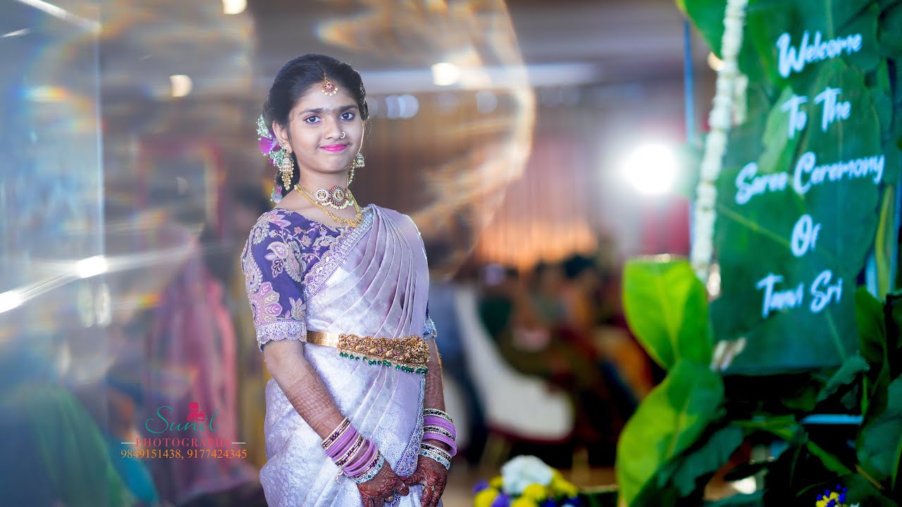 Saree Ceremony Teaser 2025 |Tanvi Sri | Photography By Sunil Photography | 9849151438,9177424343