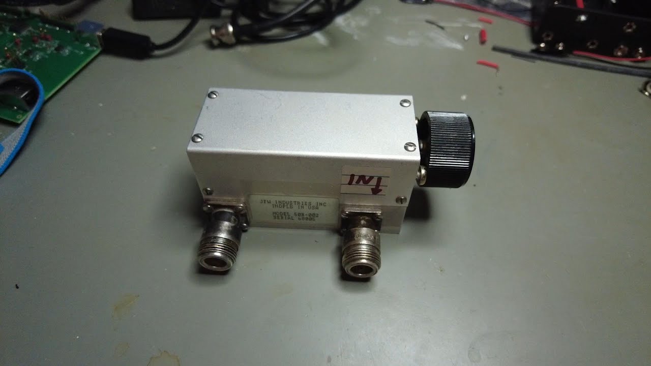 What is inside: Variable RF attenuator