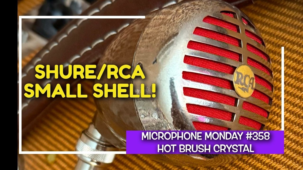 Love these RCA's!! Best Blues Harmonica Mic | Shure-RCA small Bullet Harp Microphone Monday 358