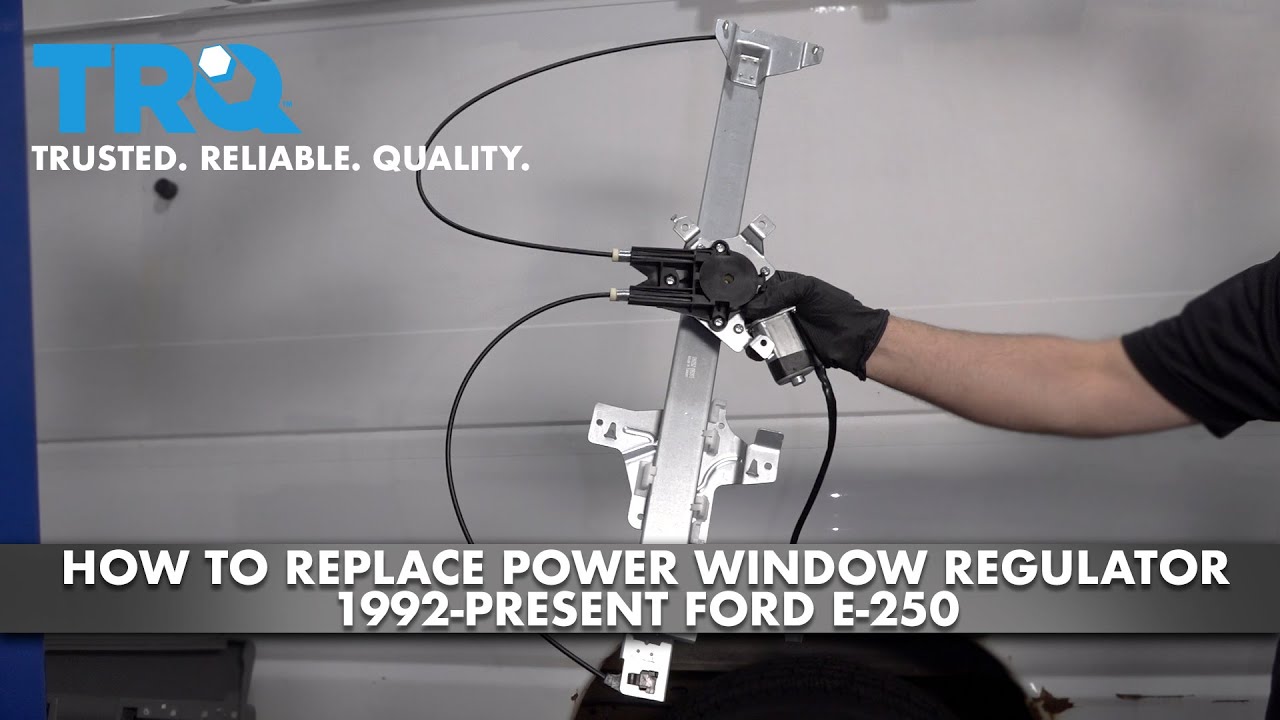 How To Replace Power Window Regulator Ford 1992-Present E-250