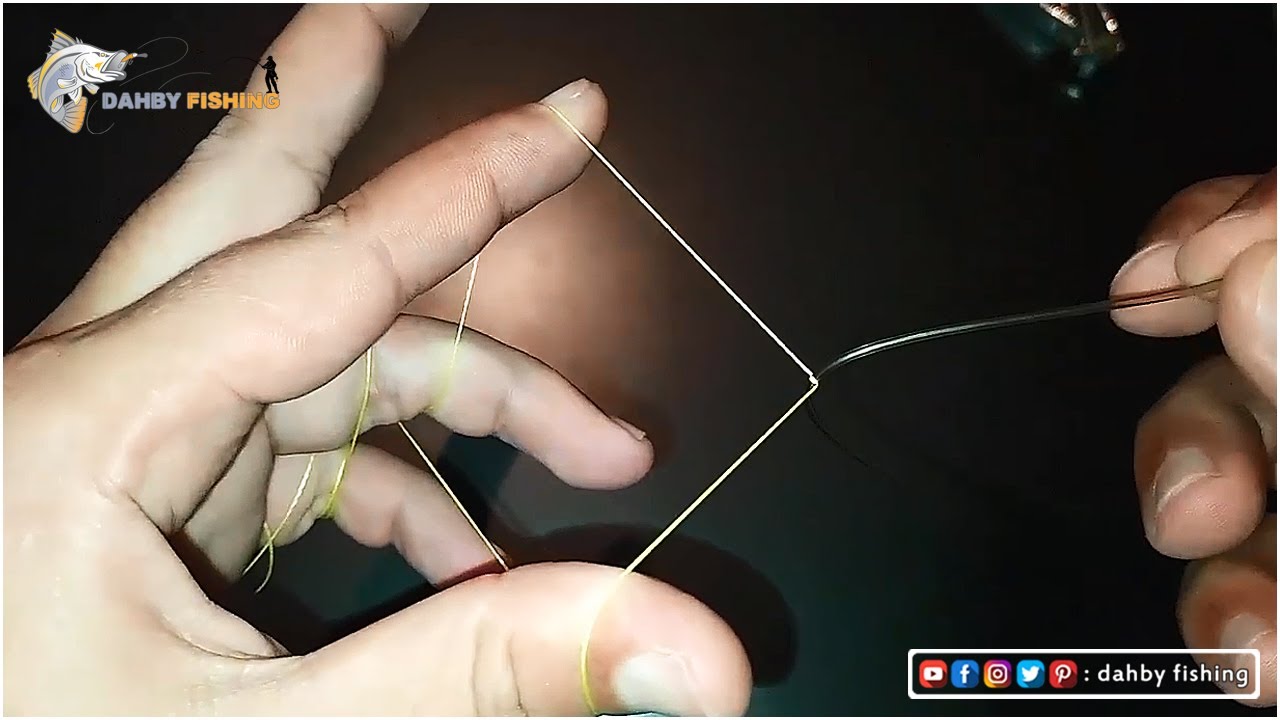كيفية ربط أقوى عقدة خيط الحرير مع الفلوروكربون - LOCKED FG KNOT - ربطة يعرفوها المحترفون فقط