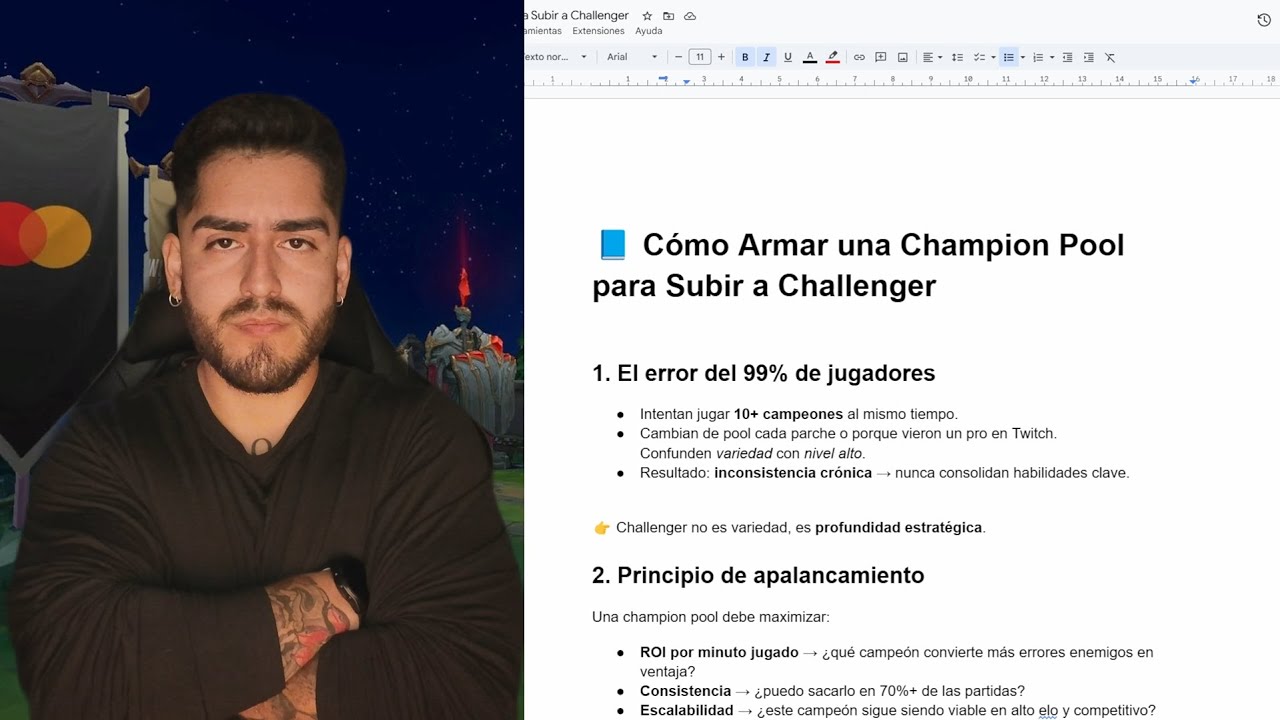 Cómo (realmente) armar una champion pool para subir a Challenger