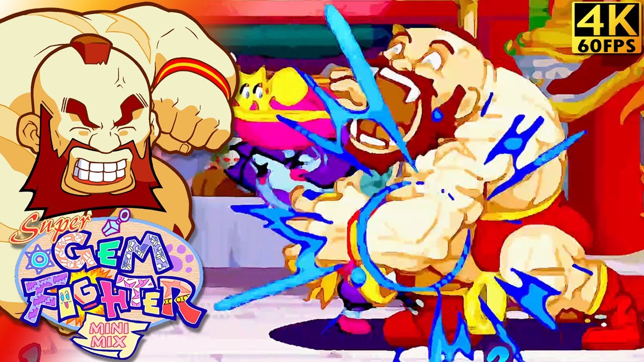 Super Gem Fighter Mini Mix (1997 / Arcade)｜Zangief｜UHD 4K 60FPS