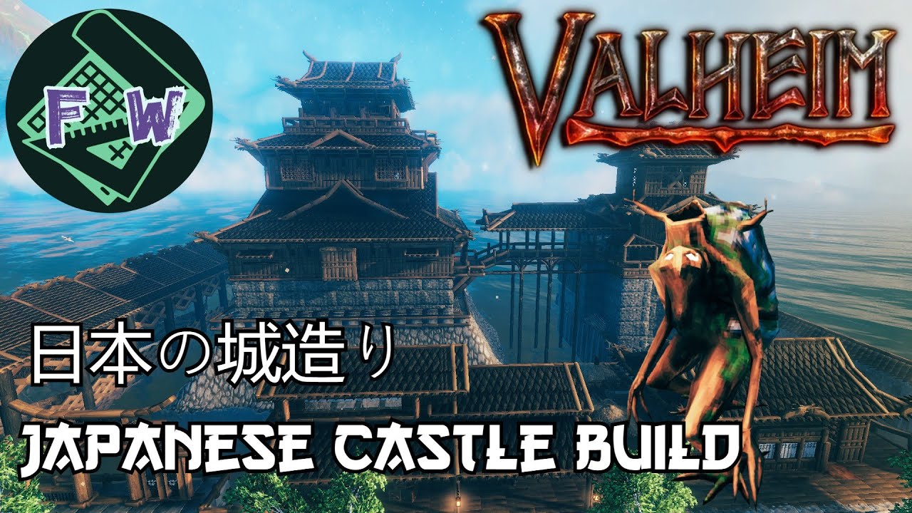 Valheim Japanese Fantasy Castle