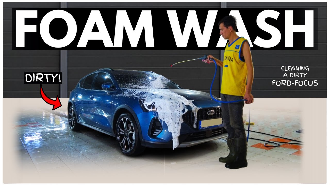 Cleaning A Dirty Ford | Foam Wash Focus #car #carcleaners #automobile #carwash #cardetailing #asmr