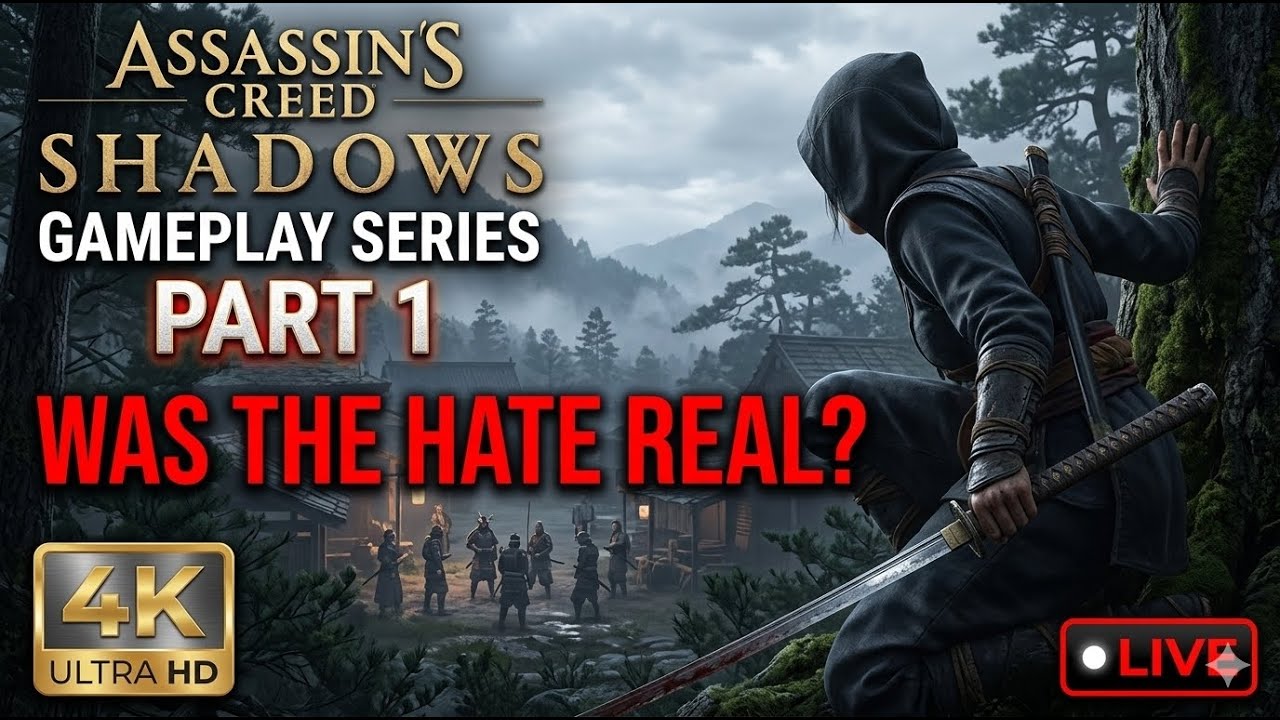 Assassin’s Creed Shadows LIVE 🔴 | Is It REALLY That Bad in 2026? (RTX 5070 Ti 4K Ultra) – Episode 1