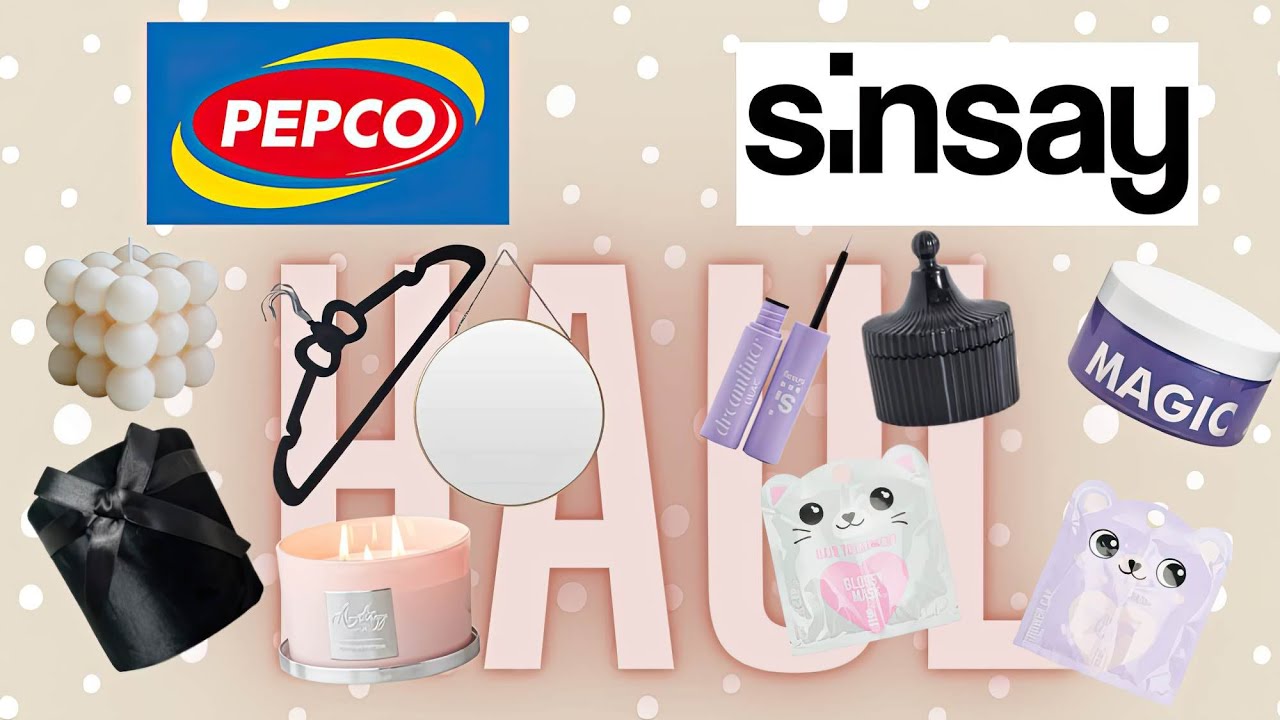 Haul PEPCO si SINSAY 💗|| decoratiuni || produse de ingrijire personala