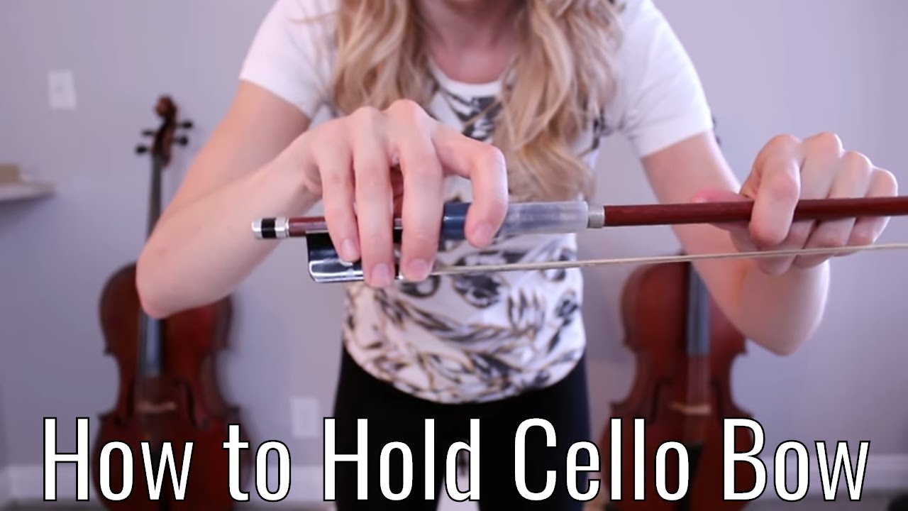 How to Hold Cello Bow - Cello Bow Hold, Beginning Cello Lesson, How to Play Cello