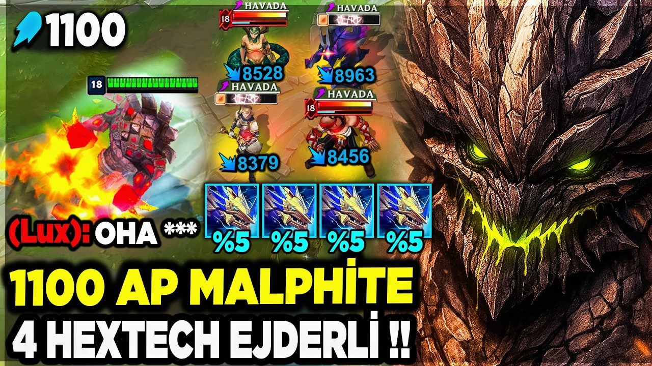 1100 AP MALPHİTE !! 4 BEKLEME SÜRESİ EJDER RUHLU !! HERŞEYE TEK ATTIM !!