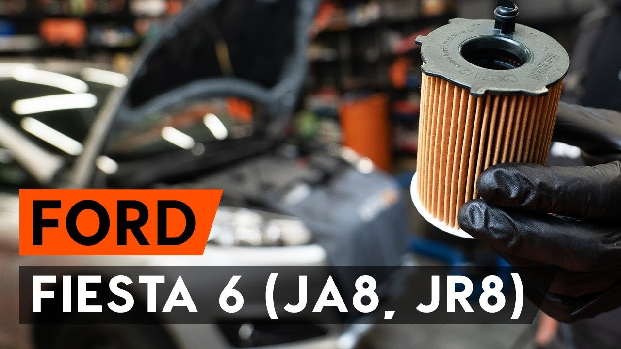 Jak wymienić filtr oleju i oleje silnikowe w FORD FIESTA JA8 [PORADNIK AUTODOC]