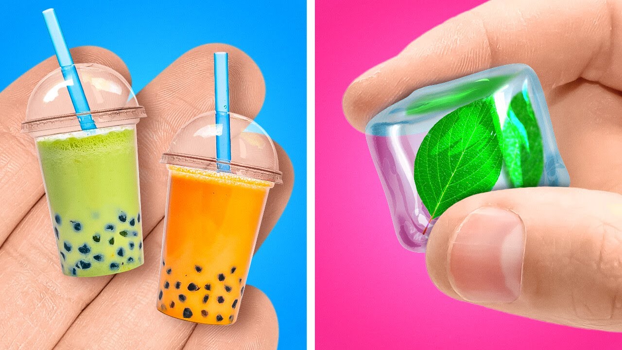 CUTEST MINIATURE CRAFTS || DIY Epoxy Resin Decor And Jewelry