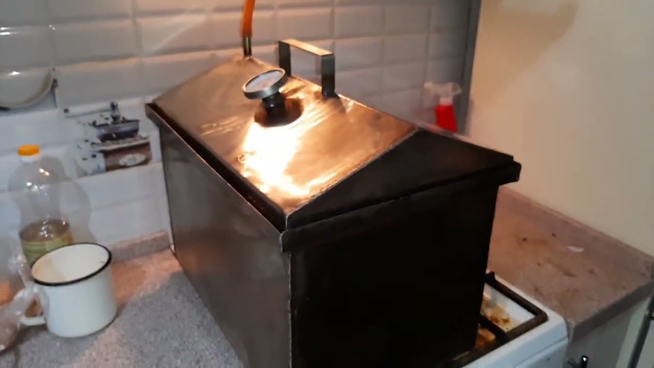 Курдюк горячего копчения на газу