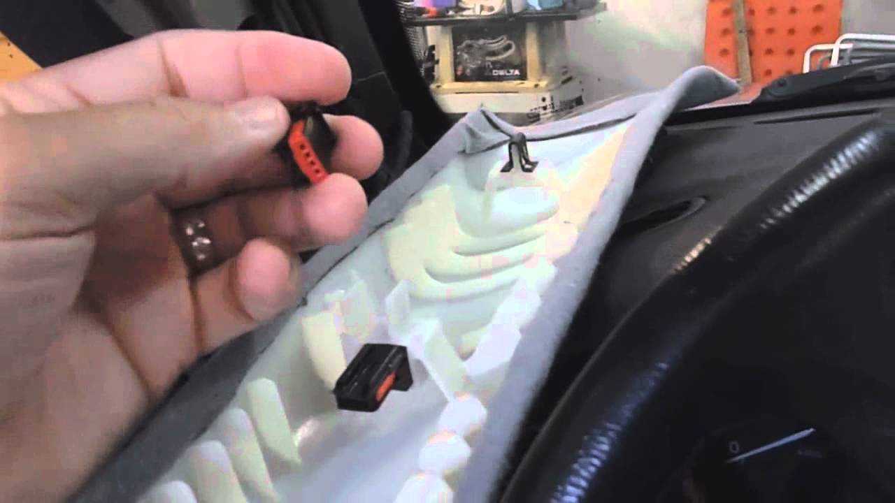 How to recover the A pillars on a Jaguar XK8