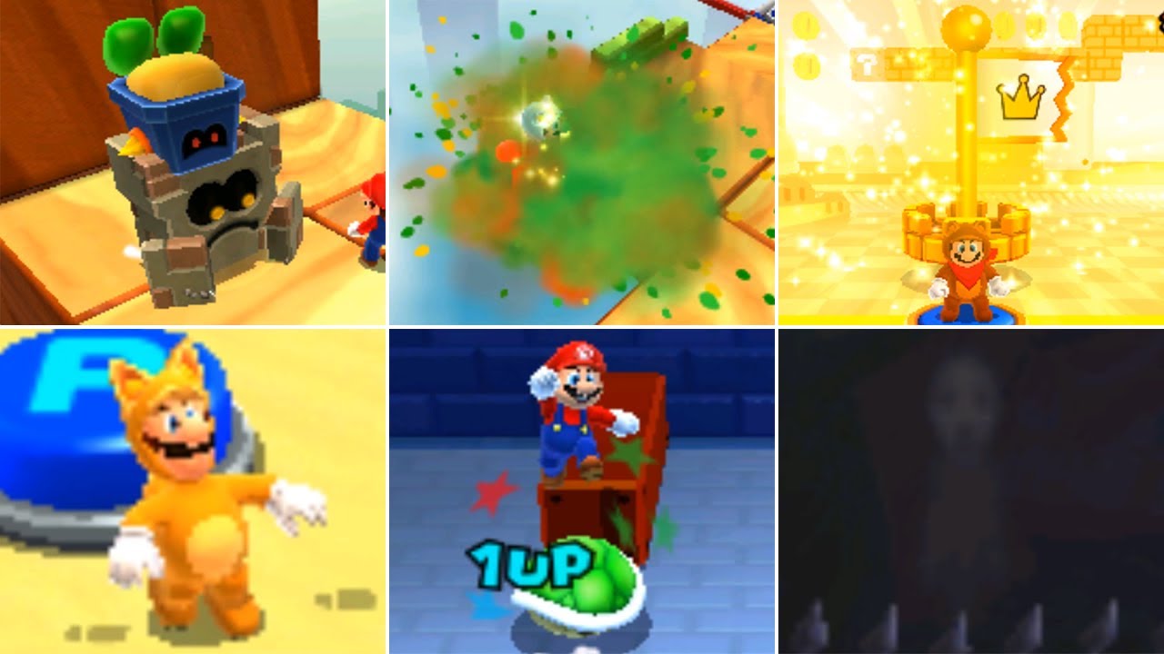 スーパーマリオ 3Dランド  バグ,小ネタ,裏技,無限1アップ,王冠 まとめ(Switch版3Dワールド＋フューリーワールド発売記念)