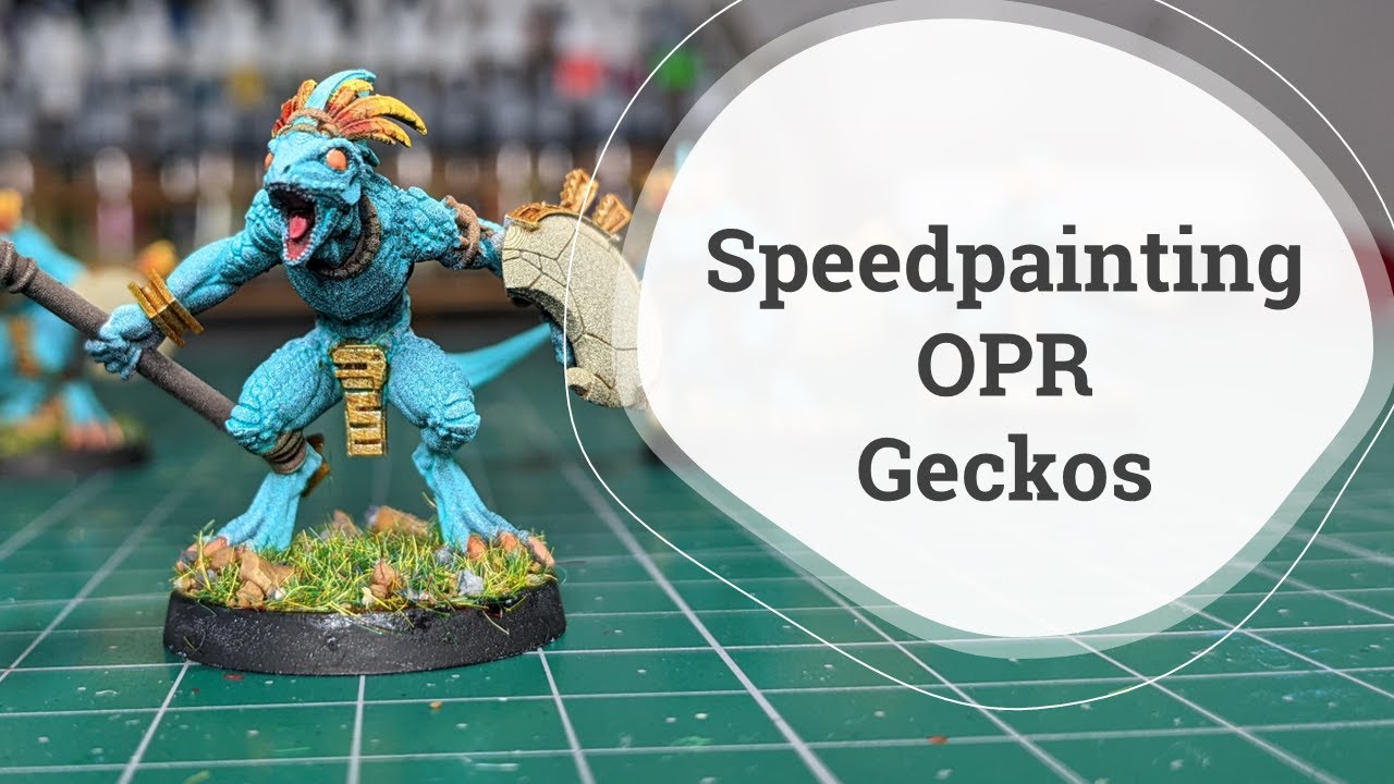 Speedpainting One Page Rules Geckos