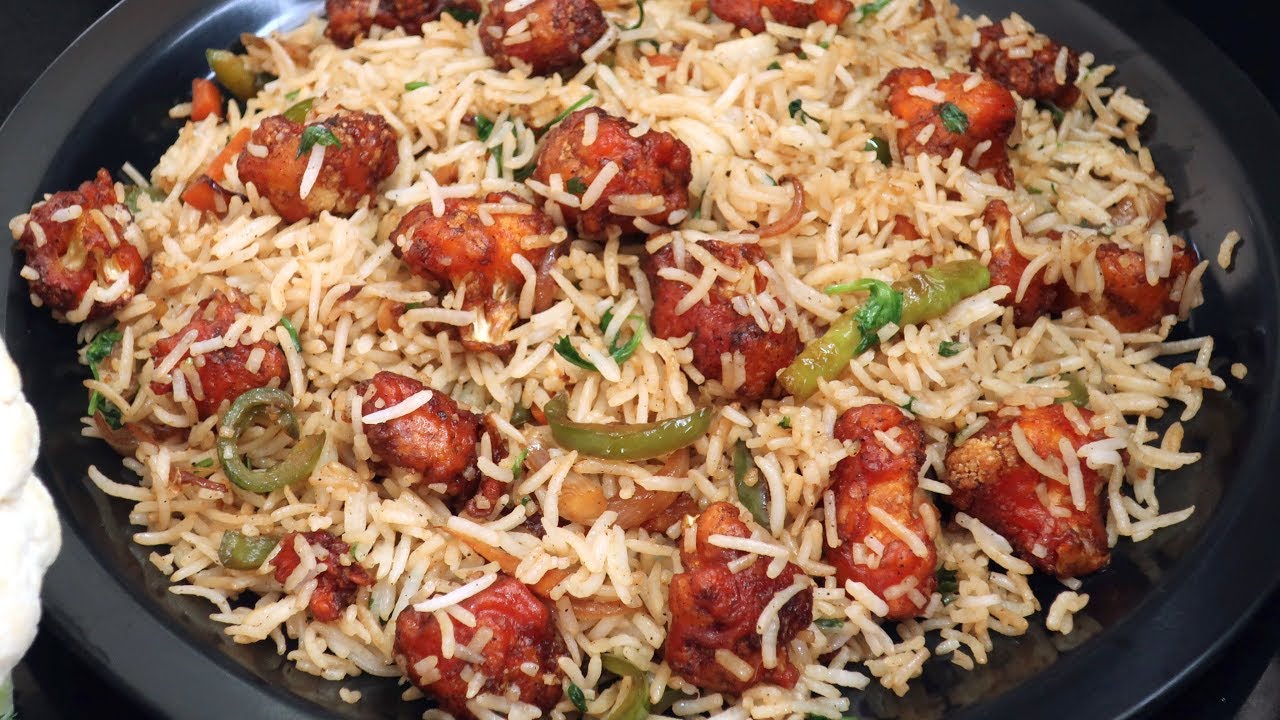 Gobi Fried Rice |కాలిఫ్లవర్ రైస్ చాలతేలిగ్గా ఇలాచేసుకోండి| Street Style Gobi Rice | Cauliflower Rice