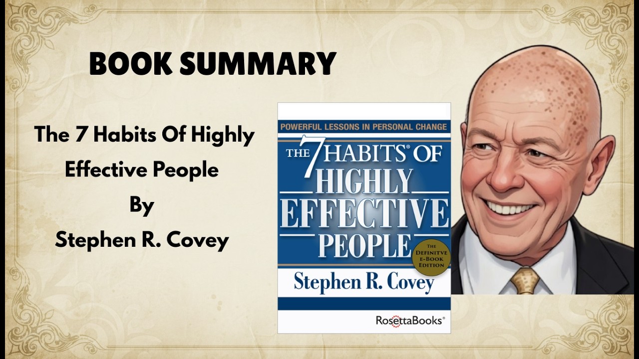 7 Habits Of Highly Effective People Book Summary | Learn And Improve English Through Book Summary.