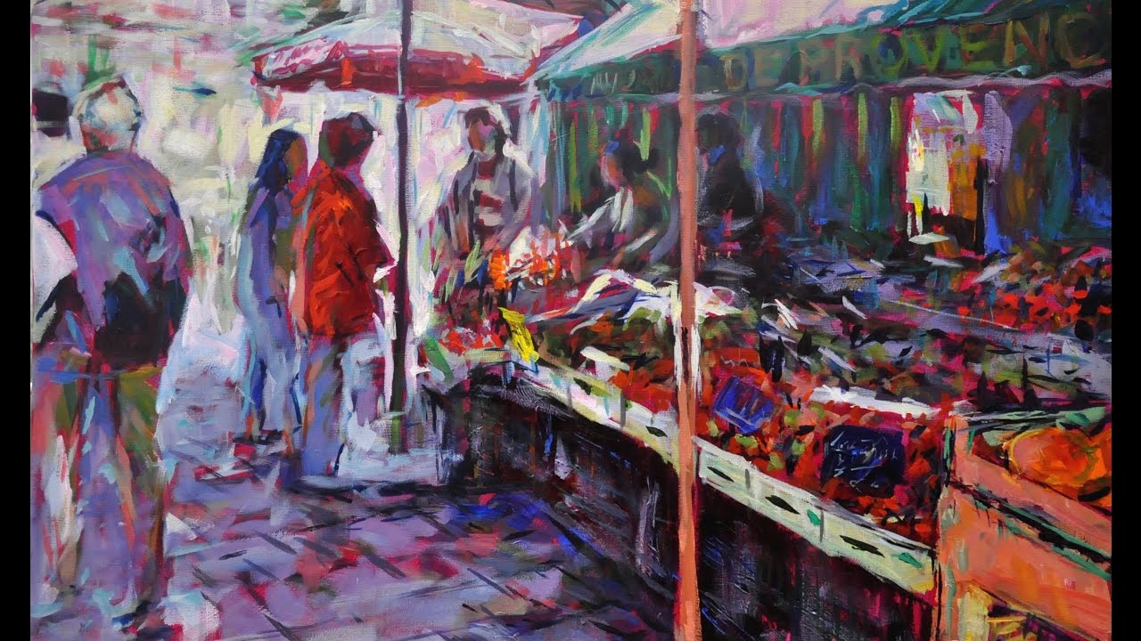 Exploring Heavy Body Acrylics - film 2 - French market