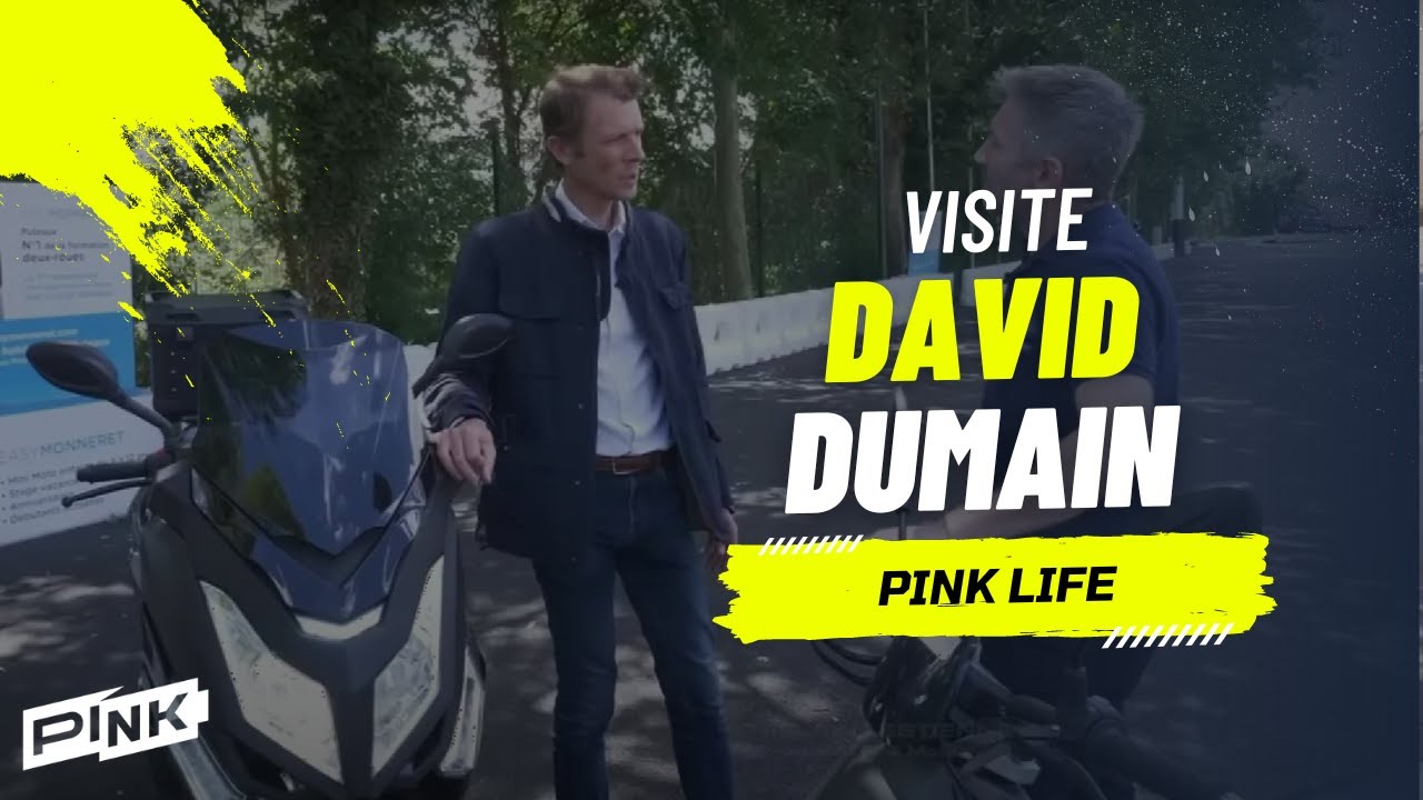 David Dumain en visite chez Pink
