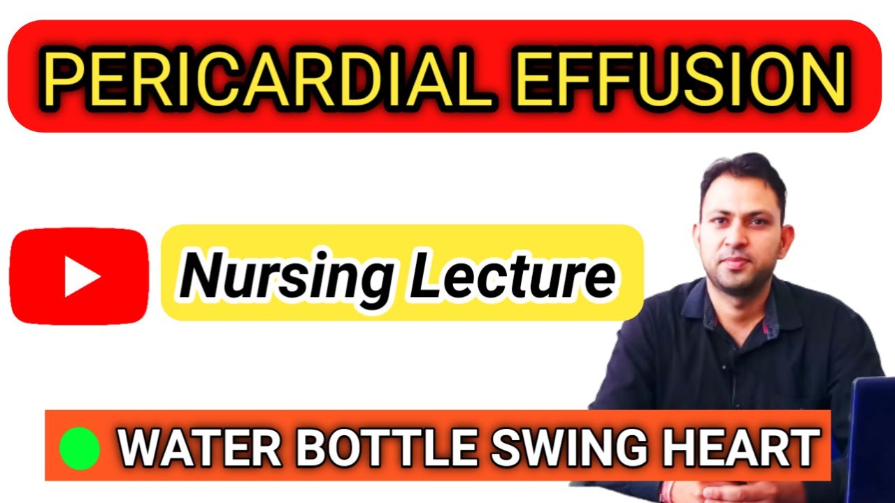 Pericardial effusion hindi | cardiac temponade | pericardial effusion treatment | Nurses Tech Online