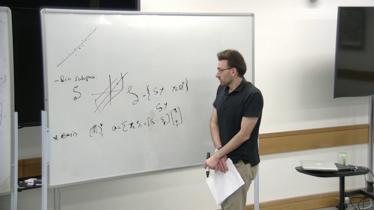 Parsimonious Representations in data science - Dr Armin Eftekhari, University of Edinburgh