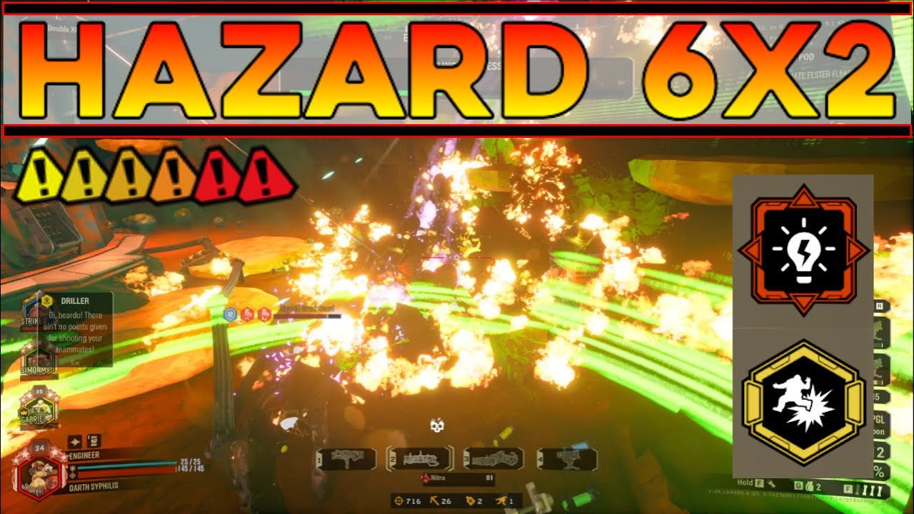 SMrT + RJ250 | Hazard 6x2 Salvage | Deep Rock Galactic