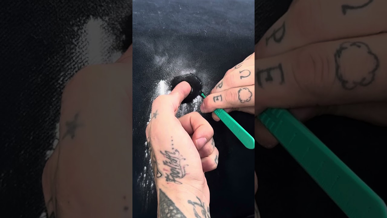 Patching A Burn Hole on a $3,000 SOFA