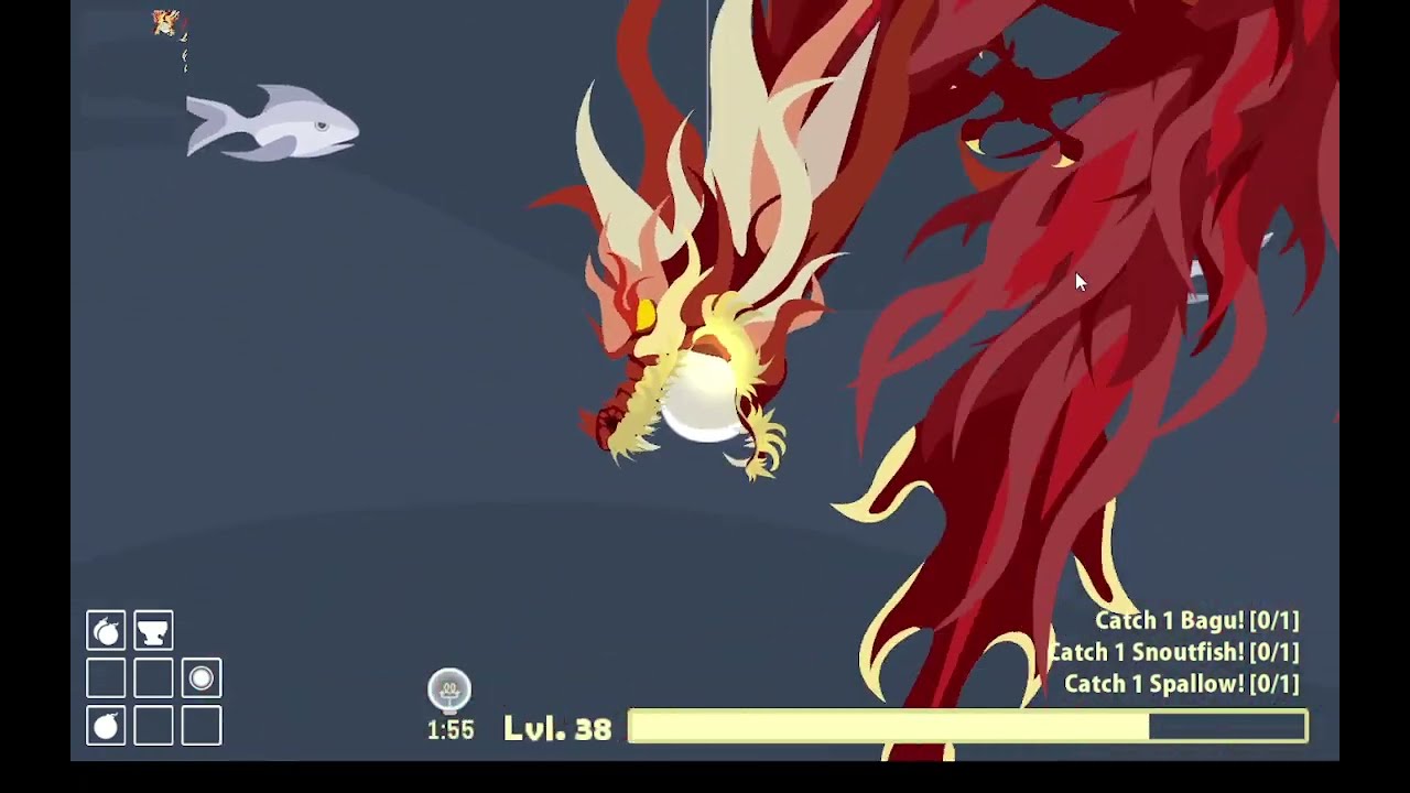 Cat Goes Fishing super droga ryba Dragon fish