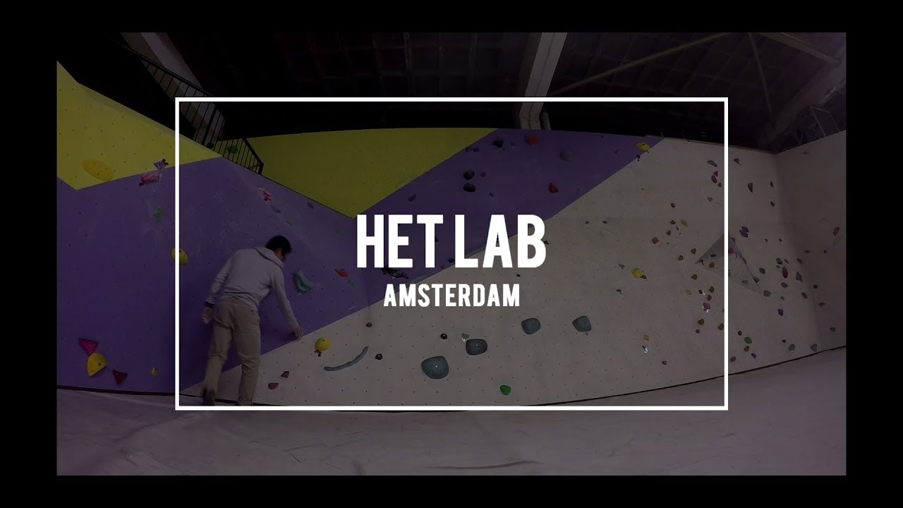 Climbing at Het Lab in Amsterdam