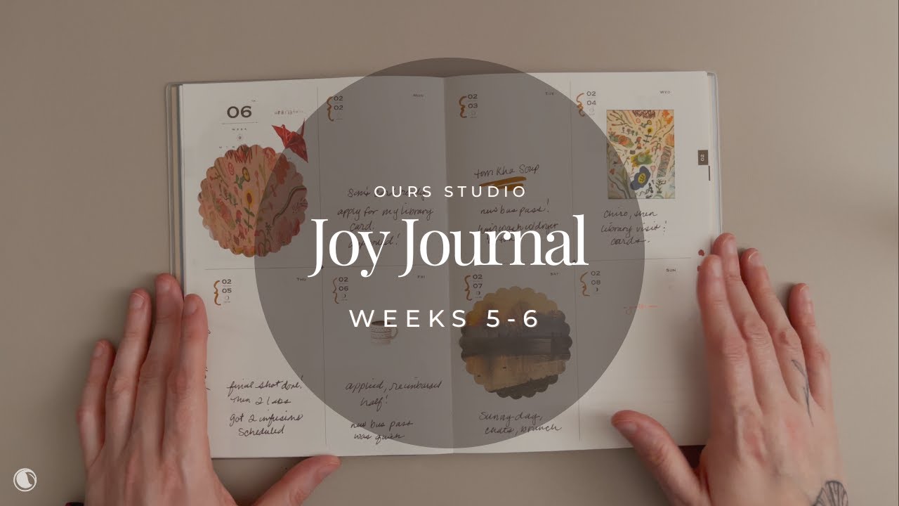 Joy Journal in Ours Studio Planner | Went To The Library and Saw Gorgeous Mural | Weeks 5-6