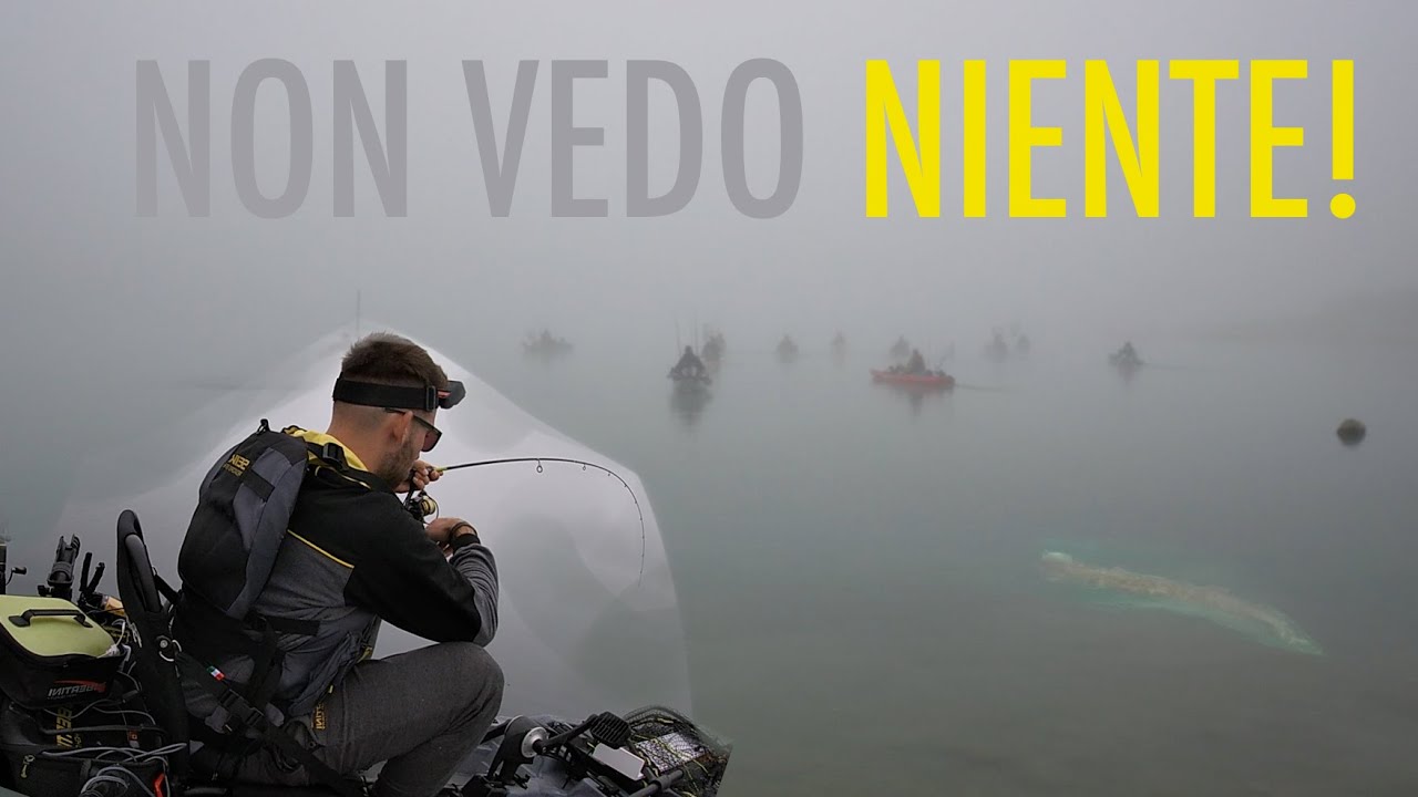 NON SI VEDE NIENTE, NEMMENO I PESCIFinale Campionato Italiano Kayak Fishing 2022 Bilancino EP 1