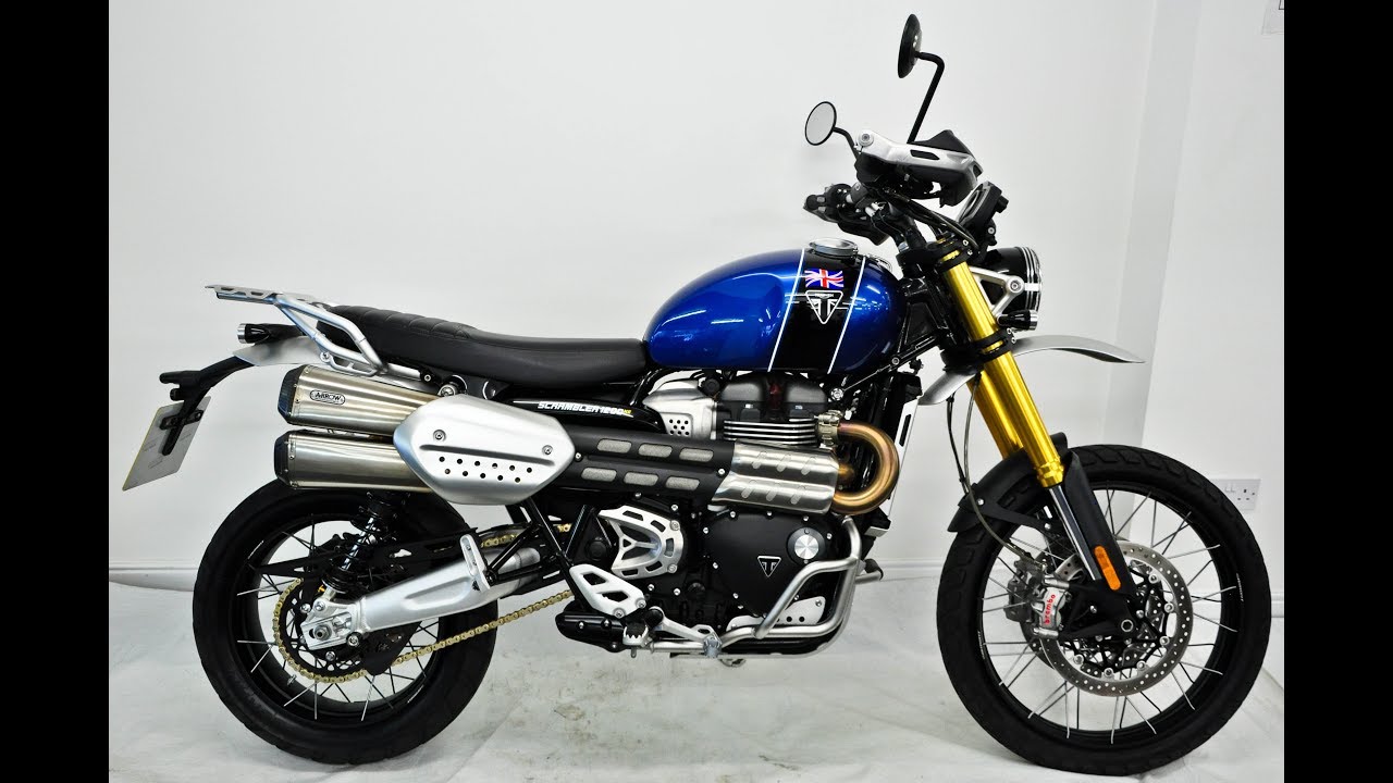 Triumph Scrambler 1200 XE Showcase 2019 Blue