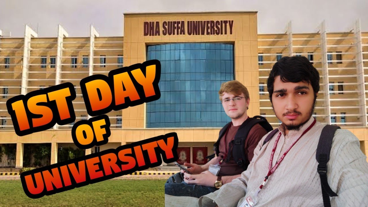 Dha Suffa University karachi First day Orientation day | Fun for all vlogs