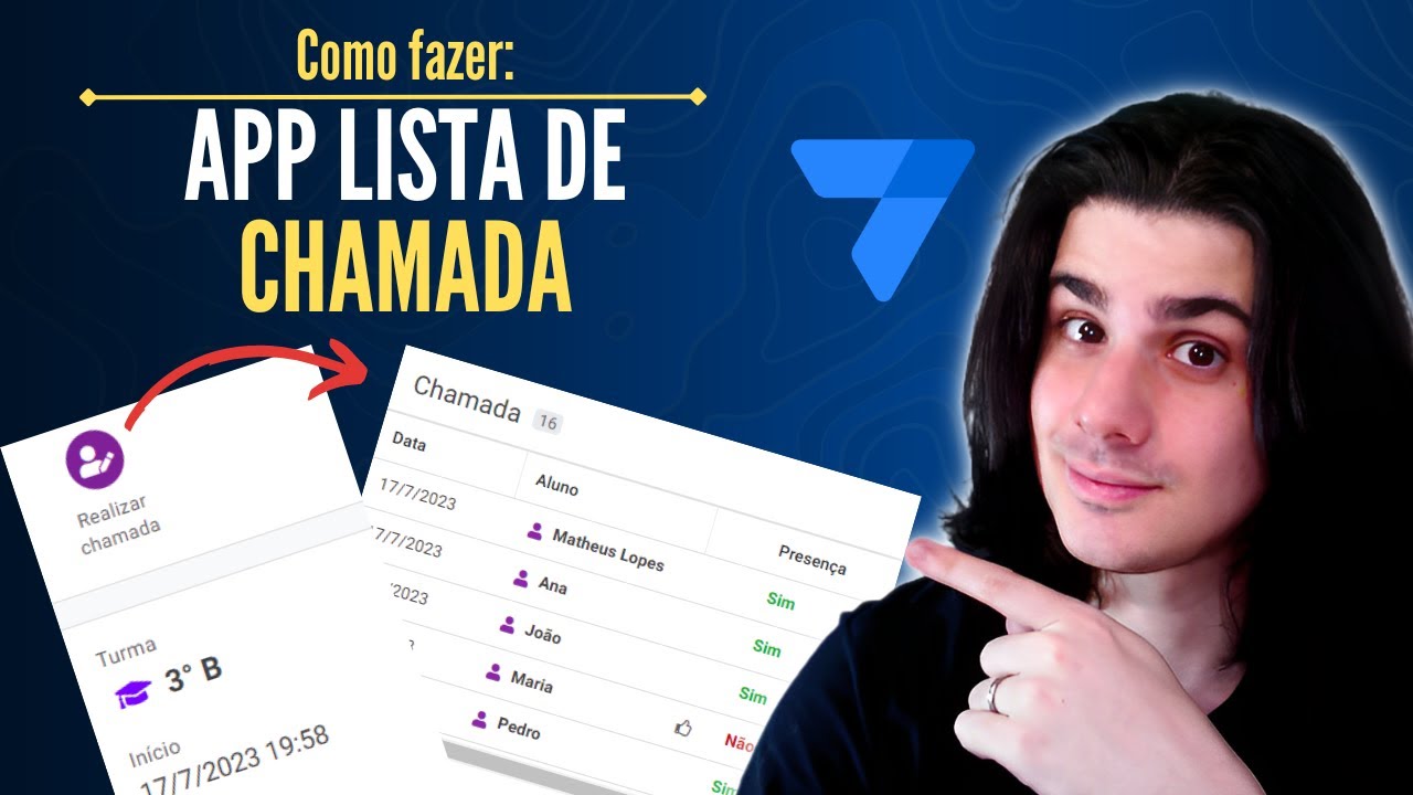 Como fazer lista de chamada na AppSheet? APP TUTORIAL