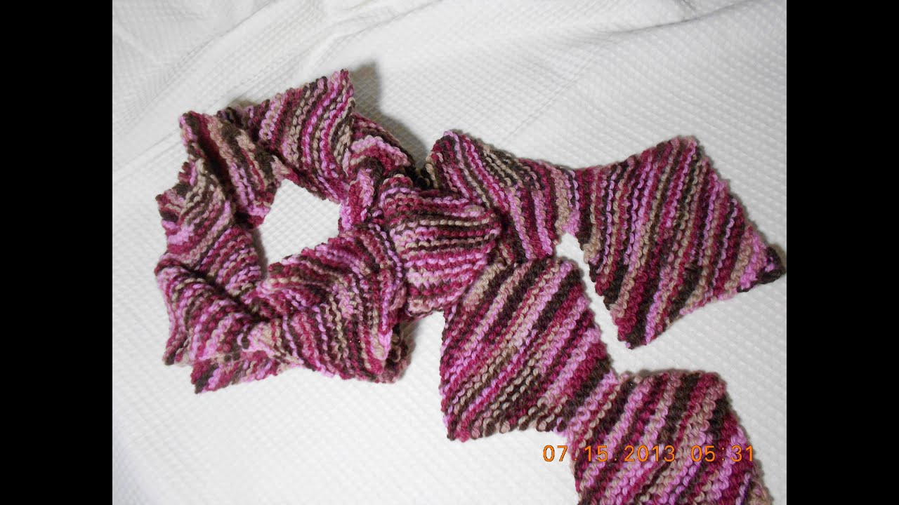 Bufanda Crochet  Zig-Zag