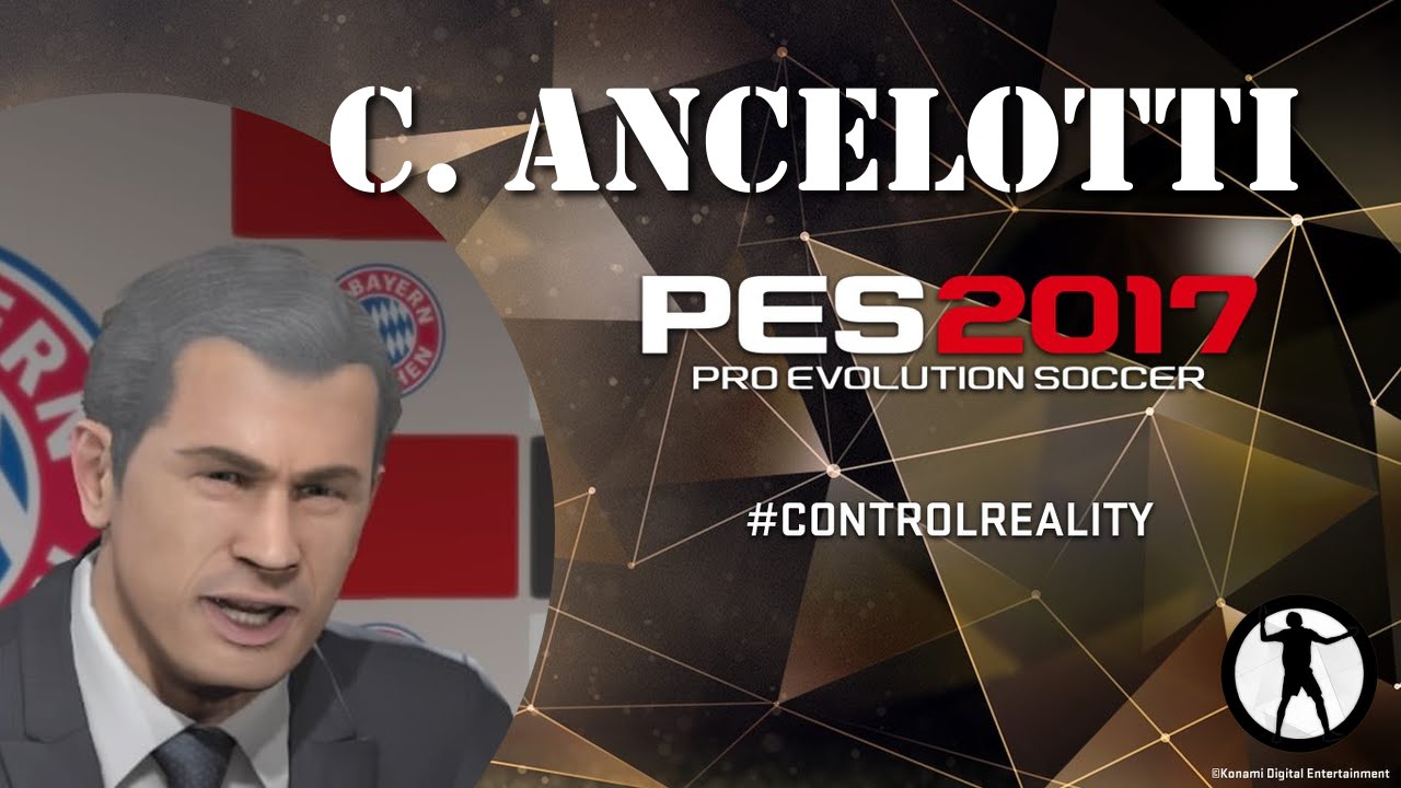 PES 2017 Face Build Carlo Ancelotti (Bayern Munich)
