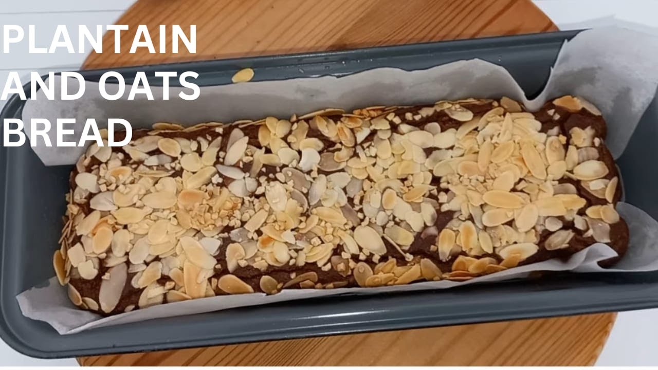 How To Make Plantain and Oat Bread | Cake