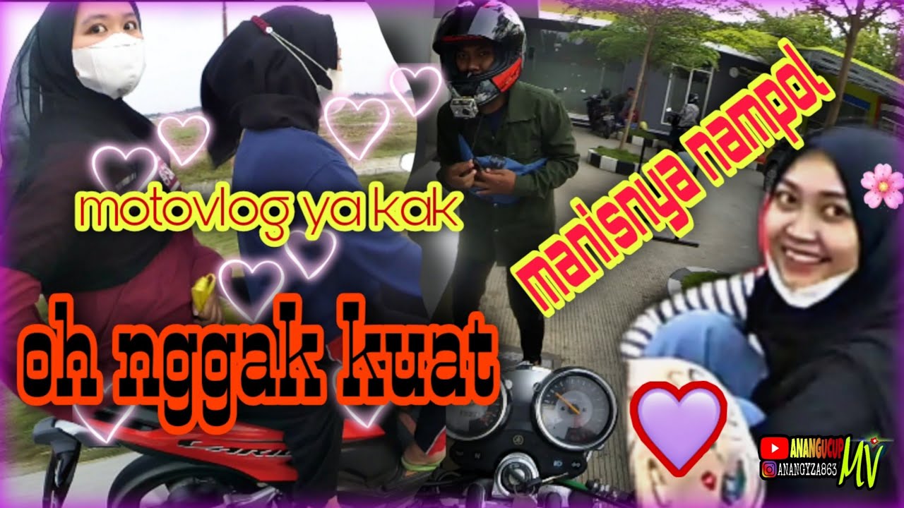 BAPERIN CEWEK CANTIK !! GUA SAMPAI NGGAK KUAT NAHAN || MOTOVLOG BUCIN