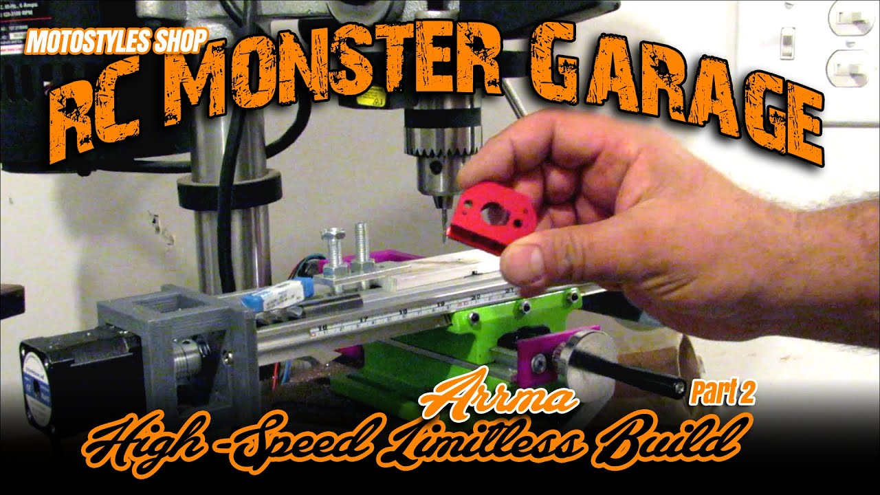 The ARRMA Limitless Monster Build - Part 2 - Customizing and installing the motor mount.