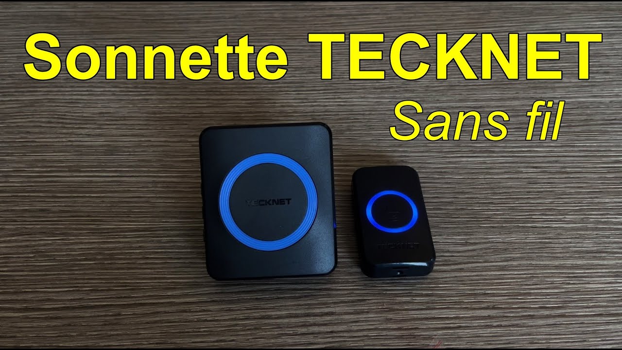 Sonnette sans Fil Extérieur  TECKNET - Unboxing-pgx