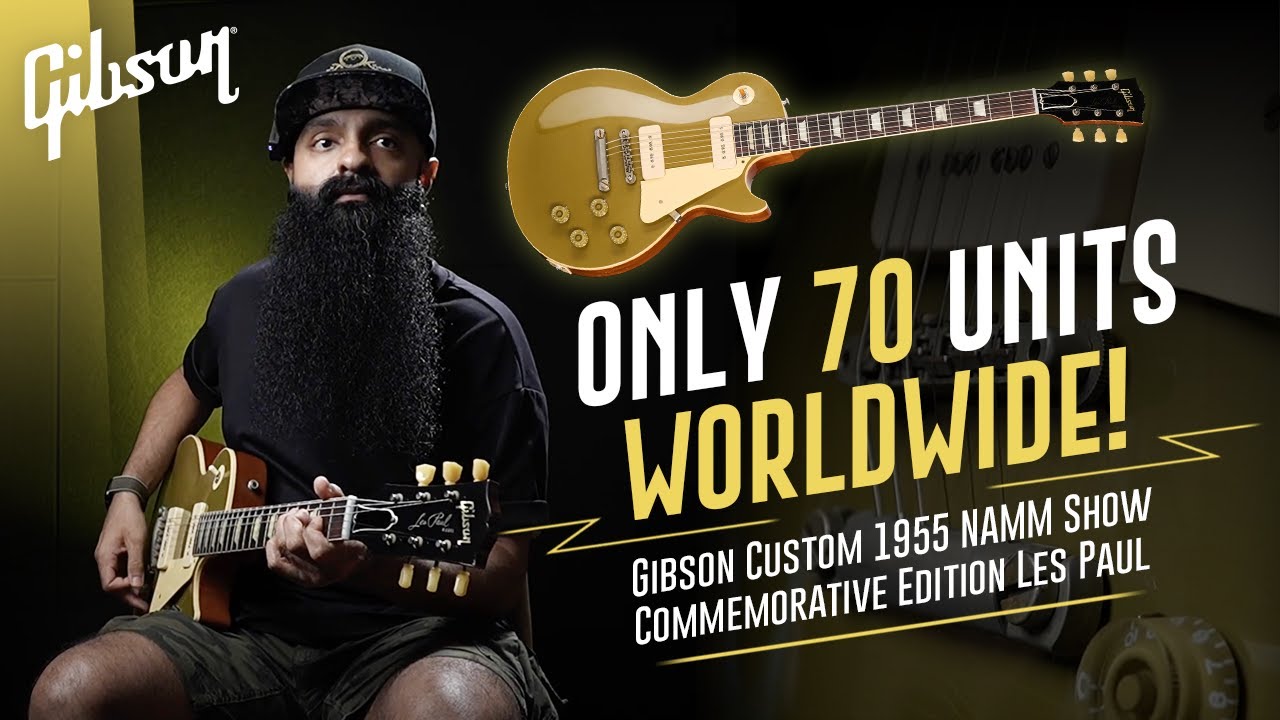 Gibson Custom 1955 NAMM Show Commemorative Edition Les Paul Electric Guitar Demo