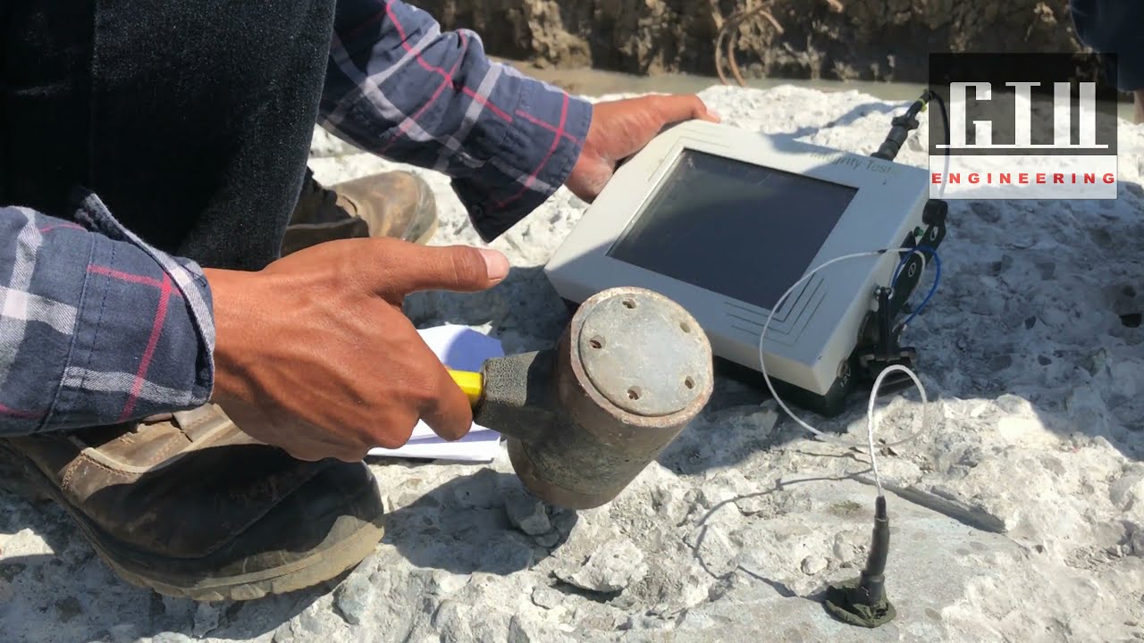 PT  Geotesting Utama Engineering Pile Integrity Test ( PIT Test ) pada Bore Pile