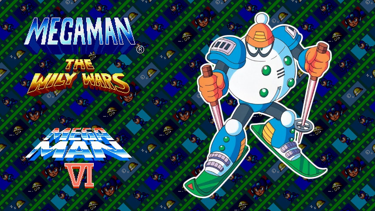 Blizzard Man's Stage - Mega Man 6 - Mega Man: The Wily Wars Style Cover