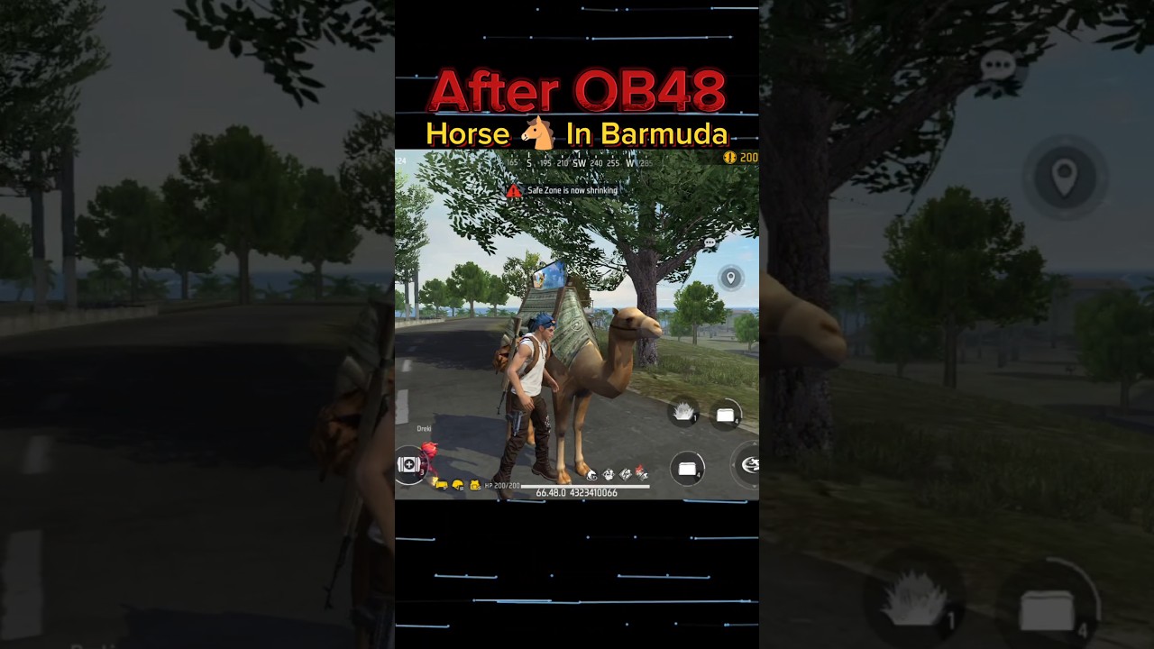 Horse 🐴 In Barmuda After OB48 Update - Garena Free Fire Max
